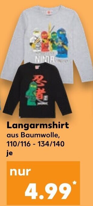 Kaufland Langarmshirt Angebot