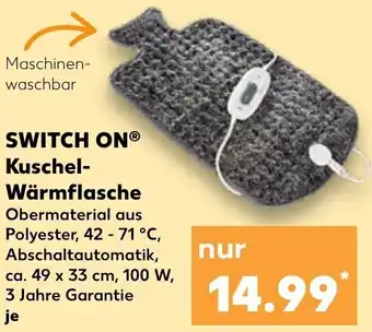 Kaufland Switch On Kuschel Wärmflasche Angebot