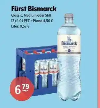 Getränke Hoffmann Fürst bismarck classic, medium oder still Angebot