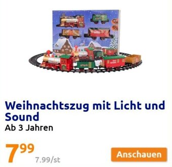 Action Weihnachtszug mit Licht und Sound Angebot
