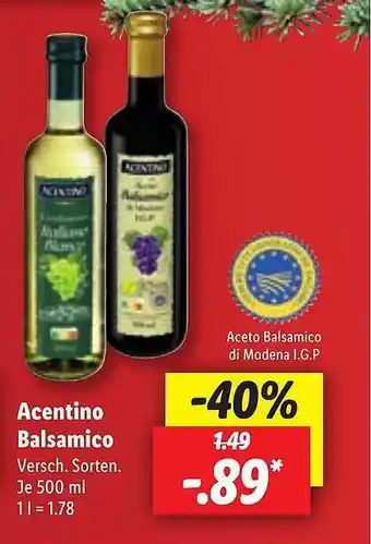 Lidl Acentino balsamico Angebot