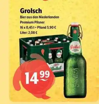 Getränke Hoffmann Grolsch bier aus den niederlanden premium pilsner Angebot
