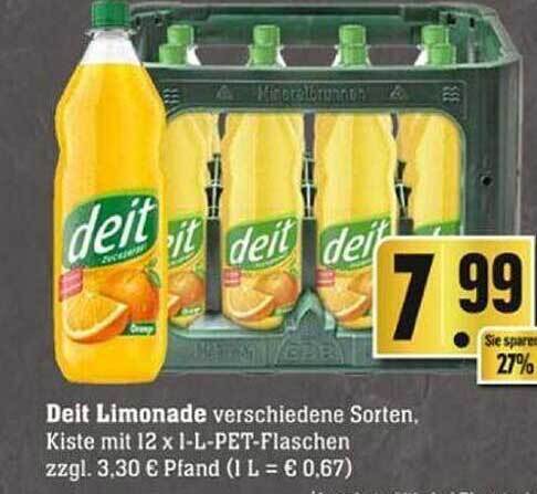 Deit limonade Angebot bei Edeka