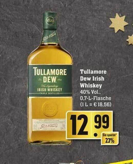Tullamore dew irish whiskey Angebot bei Edeka