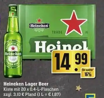 Edeka Heineken lager beer Angebot
