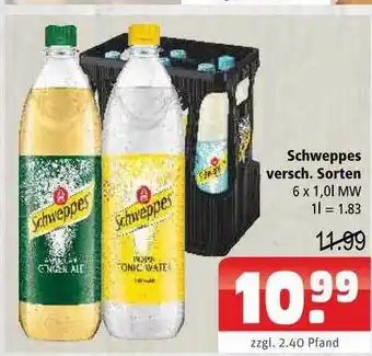 Getränkehaus Schweppes Angebot