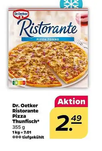 NETTO Dr. oetker ristorante pizza thunfisch Angebot