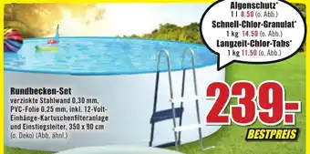 B1 Discount Baumarkt Rundbecken Set Angebot