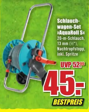 B1 Discount Baumarkt Schlauchwagen Set AquaRoll S Angebot