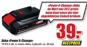 B1 Discount Baumarkt Akku Power X-Change Angebot