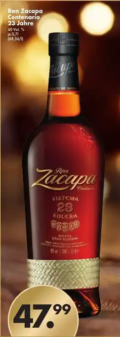 Trink und Spare Ron Zacapa Centenario 23 Jahre 700ml Angebot