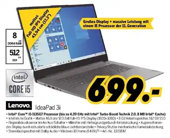 MEDIMAX Lenovo IdeaPad 3i Angebot