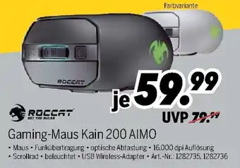 MEDIMAX Roccat Gaming Maus Kain 200 Aimo Angebot