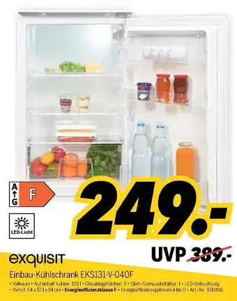 MEDIMAX Exquisit Kühlschrank EKS131 V 040F Angebot