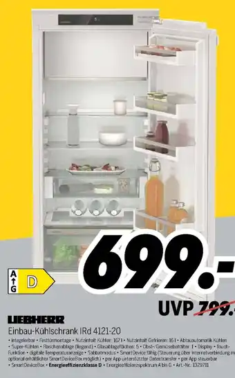 MEDIMAX Liebherr Einbau Kühlschrank IRd 4121 20 Angebot