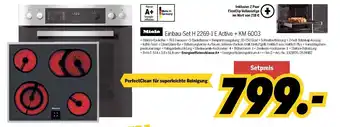 MEDIMAX Miele Einbau Set H 2269-1 E Active + KM 6003 Angebot