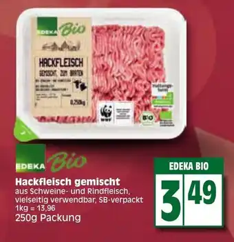 Edeka Edeka Hackfleisch gemischt 250 g Packung Angebot
