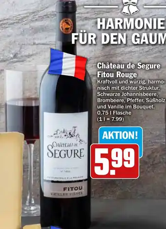 Hit Château de Segure Fitou Rouge 0,75 L Flasche Angebot