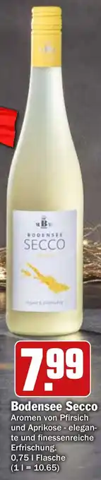Hit Bodensee Secco 0,75 L Flasche Angebot