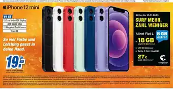 expert Techno Land Iphone 12 mini mit congstar allnet flat l Angebot