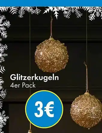 TEDi Glitzerkugeln Angebot