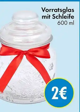TEDi Vorratsglas mit schleife Angebot