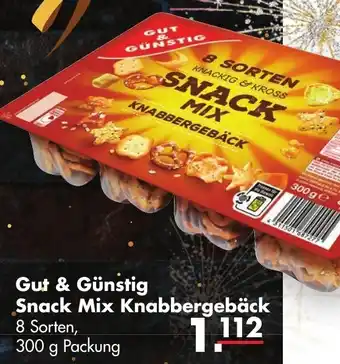 Handelshof Gut & Günstig Snack Mix Knabbergebäck 300 g Packung Angebot