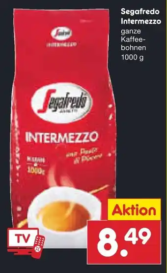 Netto Marken-Discount Segafredo Intermezzo 1000 g Angebot