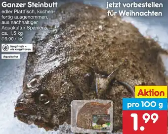 Netto Marken-Discount Ganzer Steinbutt 1,5 kg Angebot