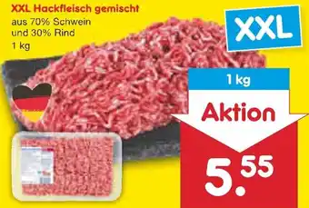 Netto Marken-Discount XXL Hackfleisch gemischt 1 kg Angebot