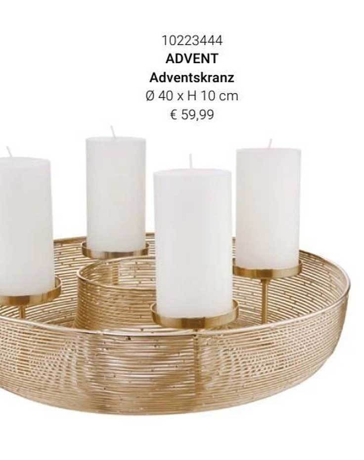 Advent adventskranz Angebot bei Butlers