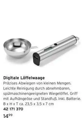 Tchibo Digitale löffelwaage Angebot