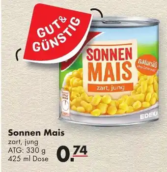 Handelshof Gut & Günstig Sonnen Mais 425 ml Dose Angebot