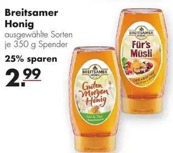 Handelshof Breitsamer Honig 350 g Spender Angebot