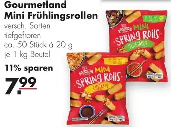 Handelshof Gourmetland Mini Frühlingsrollen 1 kg Beutel Angebot