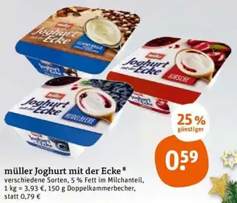 tegut Müller Joghurt mit der Ecke 150 g Angebot