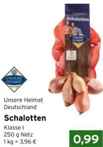 CAP Markt Unsere Heimat Schalotten 250 g Netz Angebot