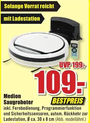 B1 Discount Baumarkt Medion Saugroboter Angebot