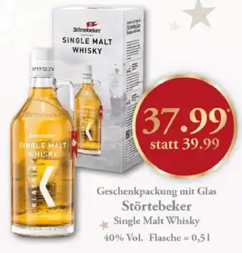 Getränkeland Störtebeker Single Malt Whisky 0,5 L Flasche Angebot