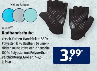Aldi Süd crane Radhandschuhe Angebot