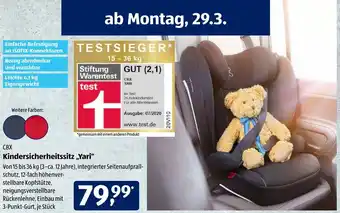 Aldi Süd CBX Kindersicherheitssitz ,,Yari" Angebot