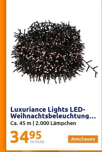 Action Luxuriance lights led-weihnachtsbeleuchtung Angebot