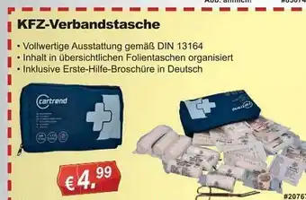 Stabilo Fachmarkt Kfz-verbandstasche Angebot