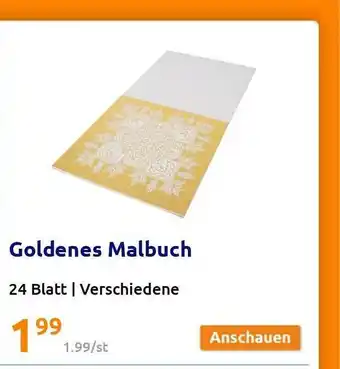 Action Goldenes malbuch Angebot