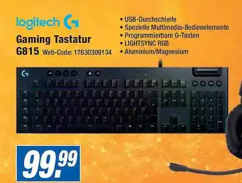 Expert Logitech gaming tastatur g8 15 Angebot