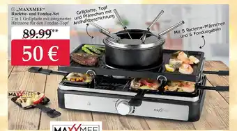 Woolworth „maxxmee“ raclette- und fondue-set Angebot