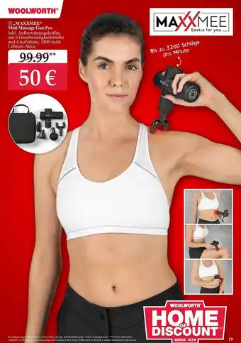 Woolworth „maxxmee“ mini massage gun pro Angebot
