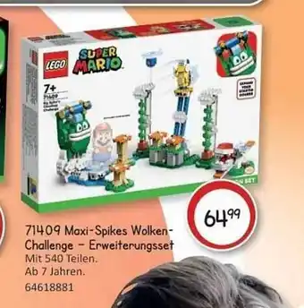 Vedes Lego super mario 71409 maxi-spikes wolken-challenge - erweiterungsset Angebot