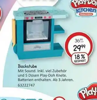 Vedes Backstube play-doh Angebot