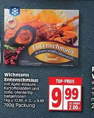 Edeka Wichmann entenschmaus Angebot